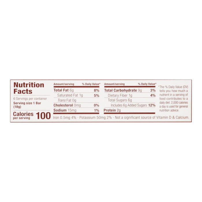 Mighty Sesame Tahini Bar, Vanilla Flavor, 6/3.8 oz (Case of 8)