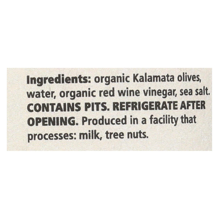 Divina Organic Kalamata Olives, 6.35 Oz. Pack of 6