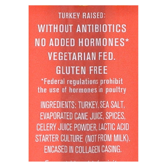 Vermont Smoke and Cure RealStick Turkey Pepperoni - Pack of 24 - 1oz