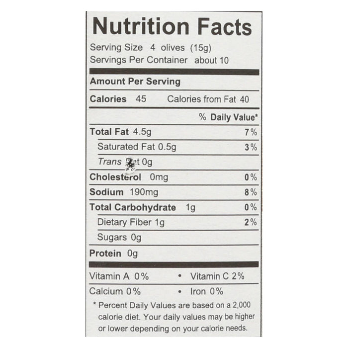 Divina Organic Pitted Kalamata Olives (6 x 6 Oz.)