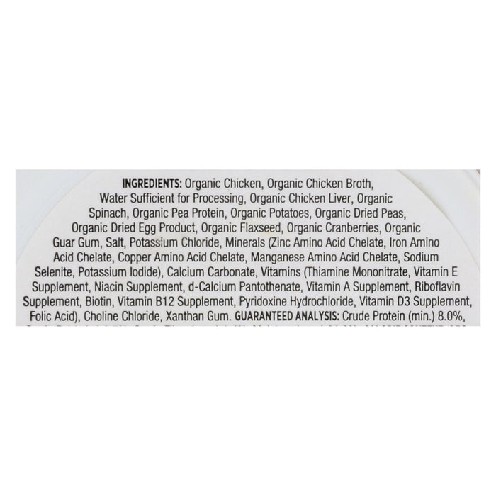 Organic Tiny Feasts Chicken for Dogs 3.5 oz (Case of 12)