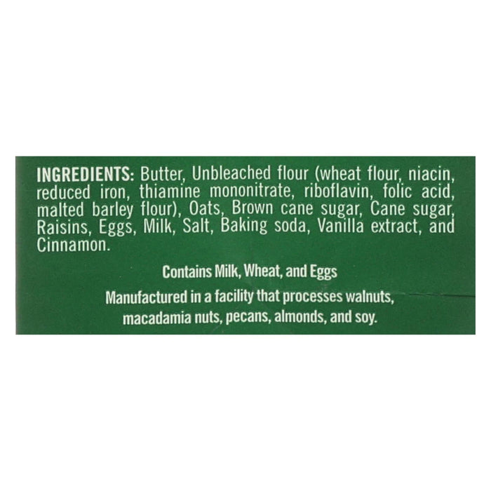 Tate's Bake Shop Oatmeal Raisin Cookies, 7 Oz, Pack of 12