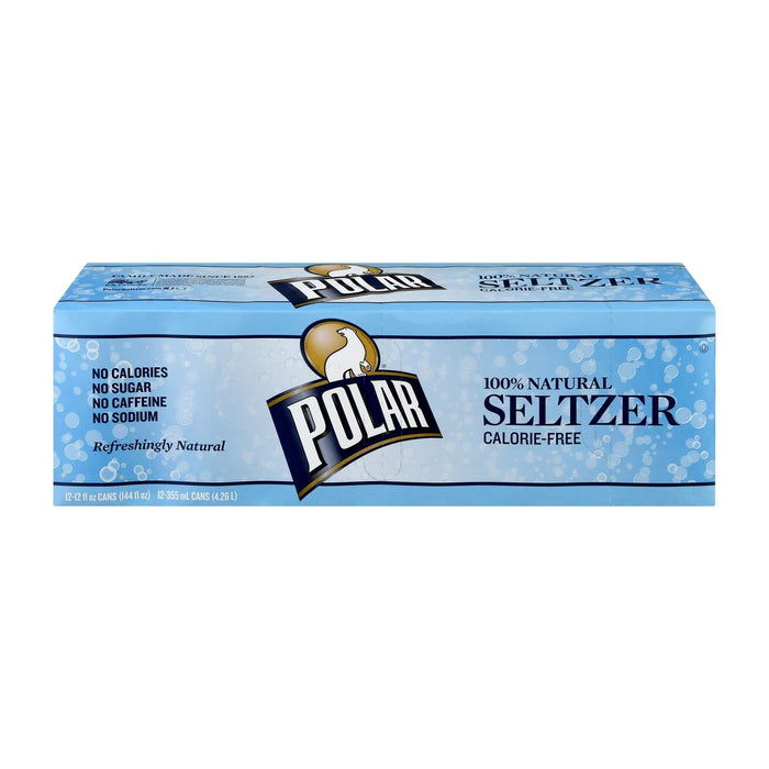 Polar Beverages - Seltzer Plain - 1 Each - 12/12 Fz