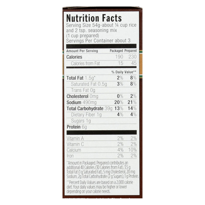 Lundberg Family Farms Parmesan Cheese Risotto Alfredo, 5.5 Oz. (Pack of 6)