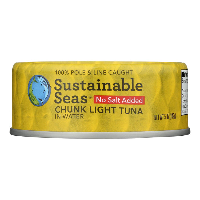 Sustainable Seas Chunk Light Tuna in Water, 5 Oz. Can (Pack of 12)