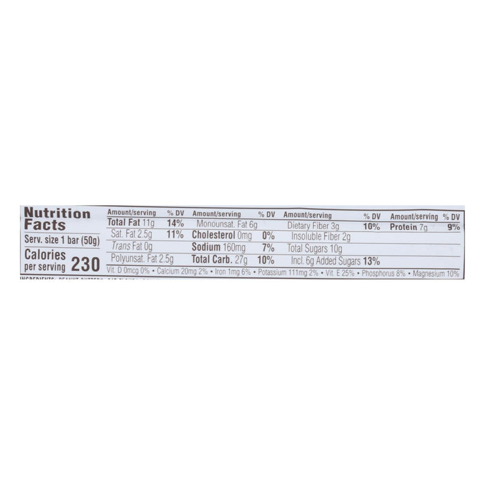 Clif Bar Organic Peanut Butter Energy Bar - 12 Pack - 1.76 Oz Each