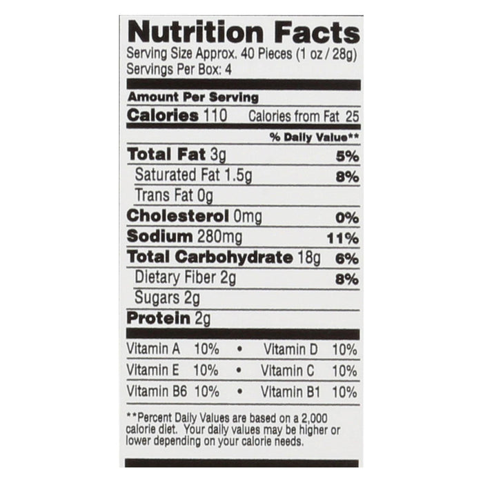 From The Ground Up Nacho Cauliflower Crackers  (Pack of 6 - 4 Oz.)