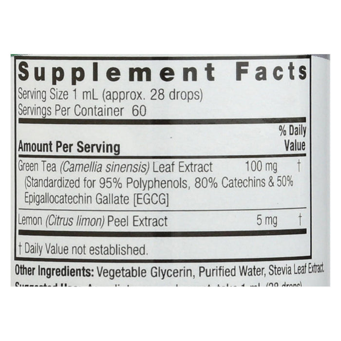 Nature's Answer Super Green Tea Extract, Alcohol and Sugar-Free, 2 Fl Oz