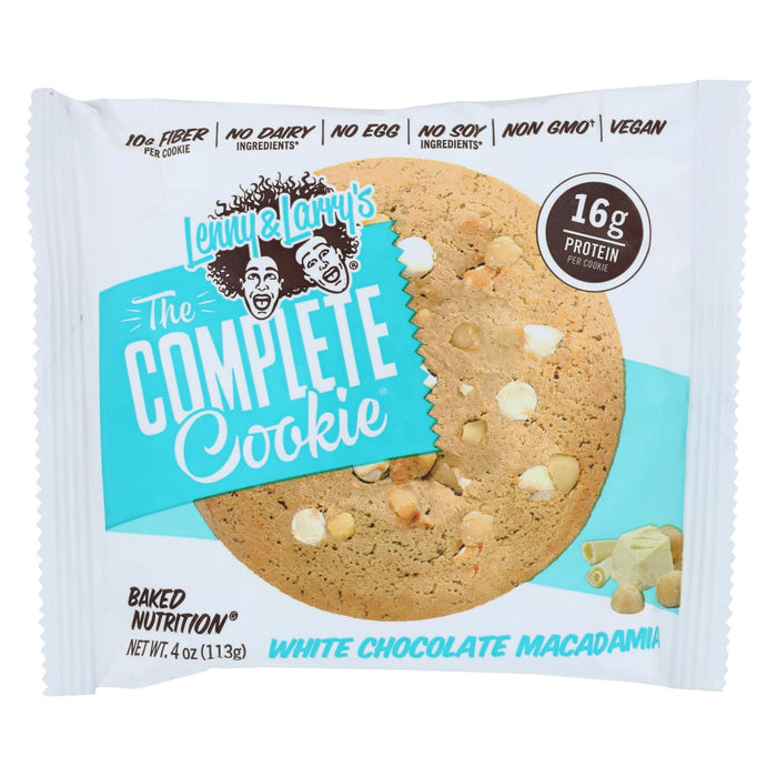 Lenny & Larry's The Complete Cookie - White Chocolate Macadamia - 4 Oz - 12-Pack