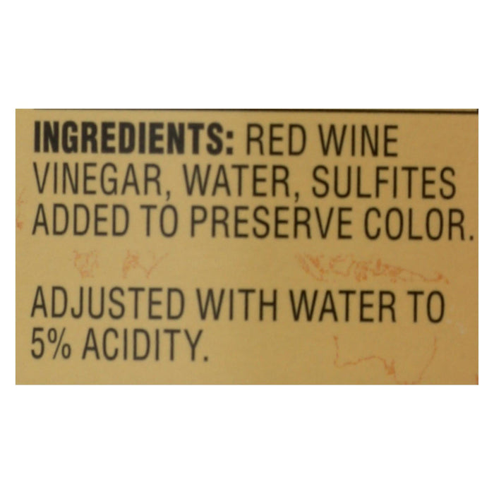 Reese Premium Aged Red Wine Vinegar (Pack of 6 - 12.7 Fl Oz.)