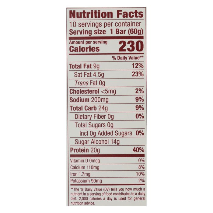 ThinkThin Cookies and Cream High-Protein Bar (Pack of 10 - 2.1 Oz)