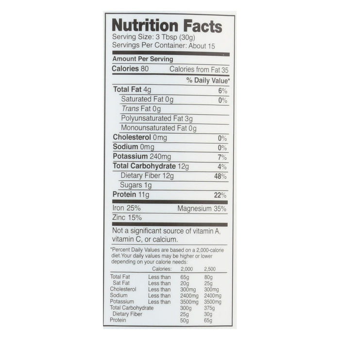 Nutiva Organic Hemp Protein Hi-Fiber, 16 Oz.