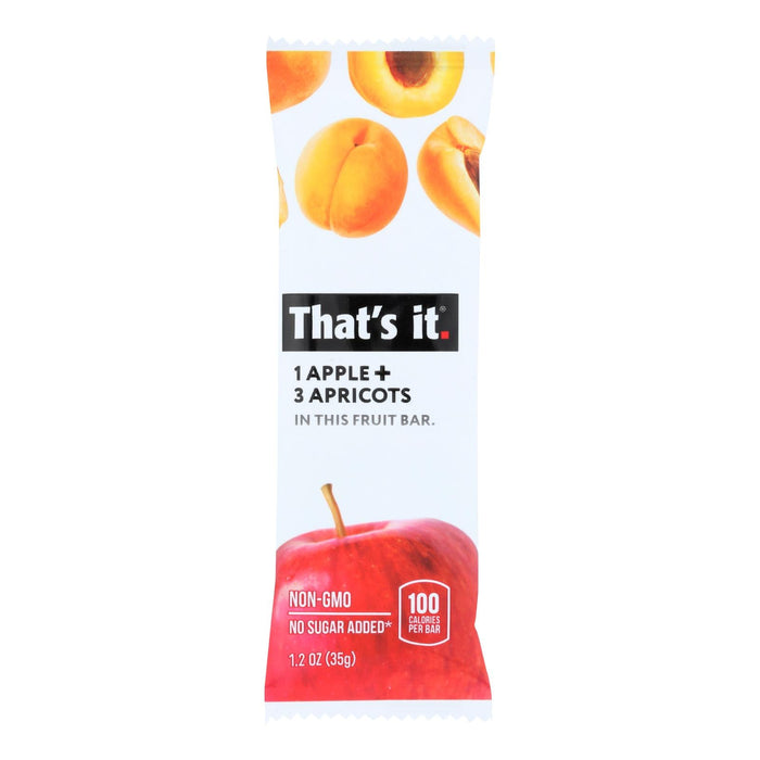 That's It Fruit Bar - Apple & Apricot - Case of 12 - 1.2 oz
