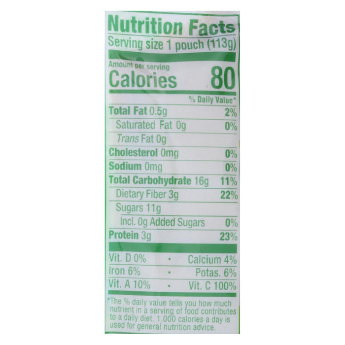 Happy Tot Organic Fiber & Protein Toddler Food, Stage 4 - Pear, Kiwi, & Kale - 4 Oz. (16-Pack)