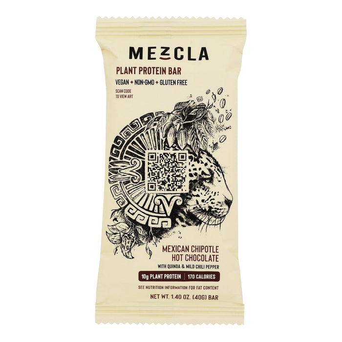 Mezcla - Prot Bar Mexican Hot Chocolate - Case Of 15-1.4 Oz