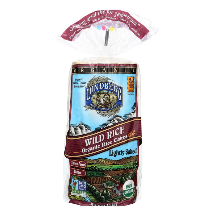 Lundberg Wild Rice Cakes, 6 Pack of 8.5 Oz
