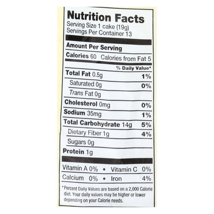 Lundberg Wild Rice Cakes, 6 Pack of 8.5 Oz