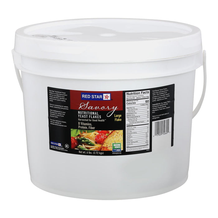Red Star Nutritional Yeast: Enhance Your Nutrition with 6 oz of Pure Goodness