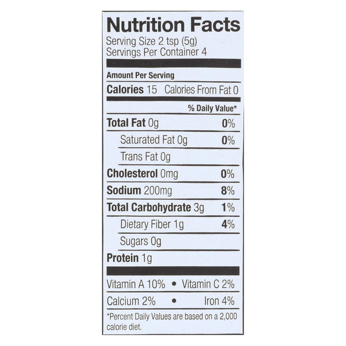 Simply Organic Garlic and Herb Vegetable Seasoning Mix, Organic, .71 Oz, Case of 12