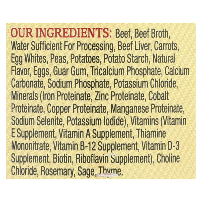 Wellness Pet Products Dog Food - Beef With Carrot And Potato (Pack of 12) - 12.5 Oz.