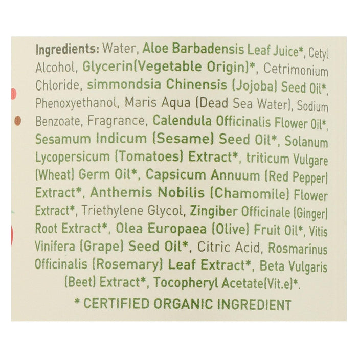 Ecolove Conditioner for Normal to Oily Hair | Red Vegetable Extracts | 17.6 Fl Oz