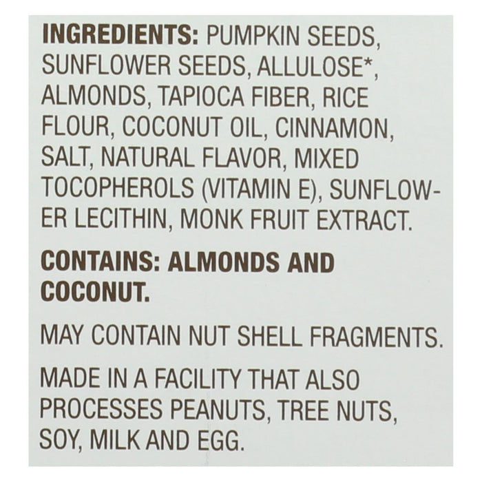 Munk Pack Keto Nut & Seed Pumpkin Seed Cinnamon Almond - 1.23 Oz - Case of 12
