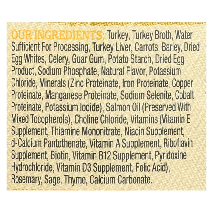 Wellness Pet Products Dog Food - Turkey With Barley And Carrots (Pack of 12) - 12.5 Oz.