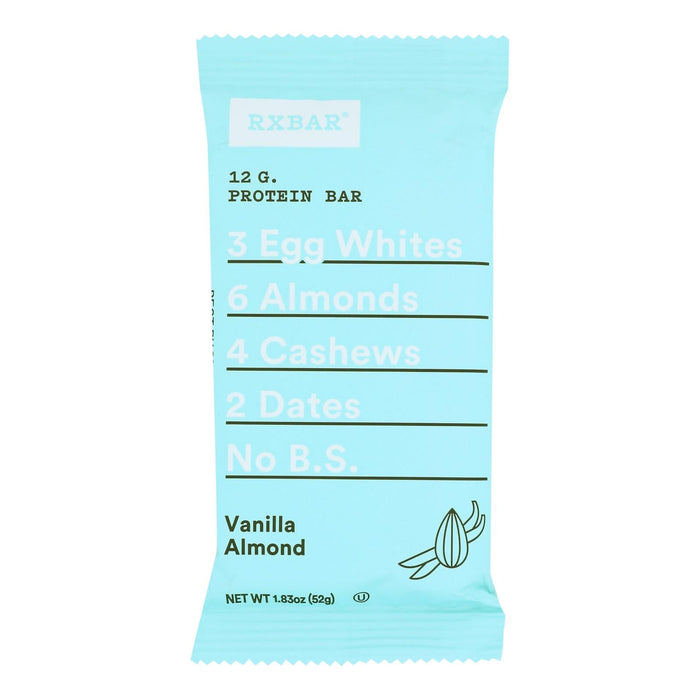 Rxbar Vanilla Almond Protein Bar - Case of 12 - 1.83 Oz