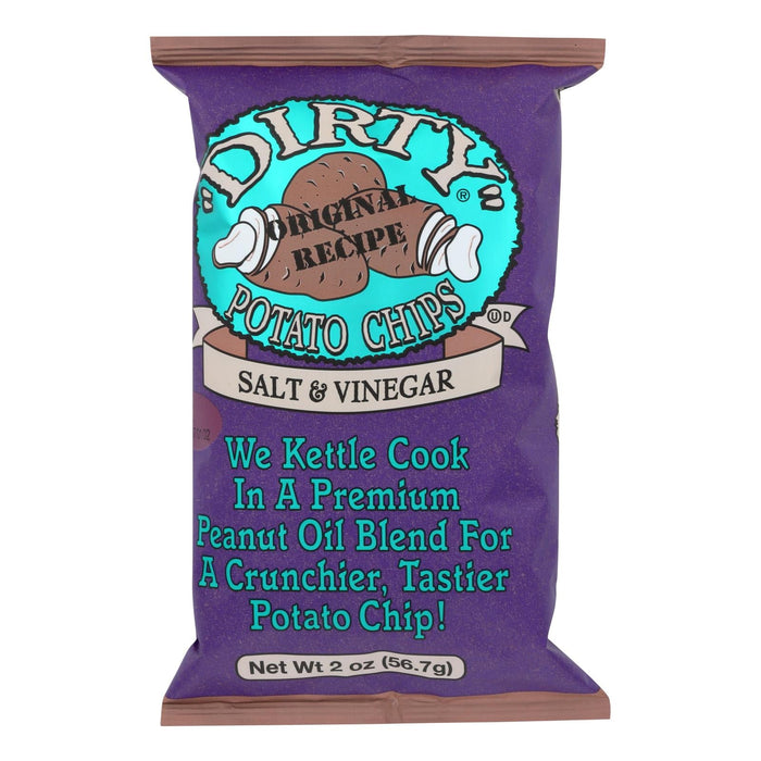 Dirty Salt & Vinegar Potato Chips - 2 Oz (Pack of 25)