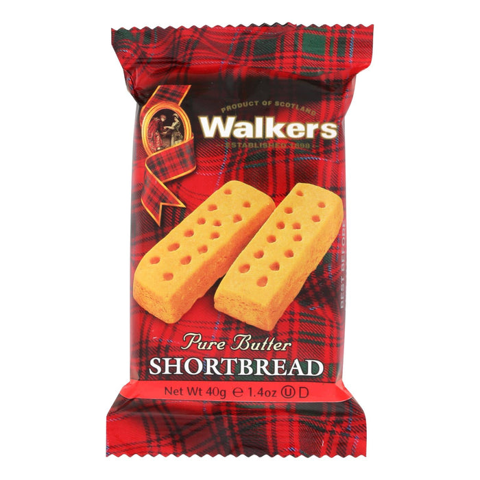 Walkers Shortbread Fingers - Rich & Buttery Scottish Cookies - Ideal Snack - 1.4 Oz (Pack of 24)