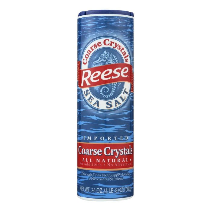 Reese Seasonings Sea Salt, Coarse Crystals, 24 oz, Case of 12