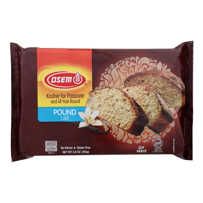 Osem - Cake Pound Kosher For Passover - Case Of 9 - 8.8 Oz