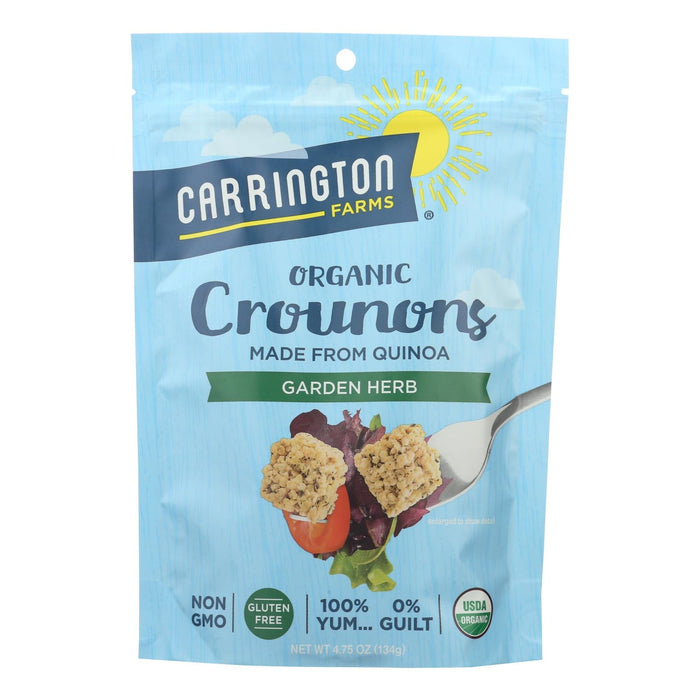 Carrington Farms Organic Croutons, Case of 6 - 4.75 Oz. Ea