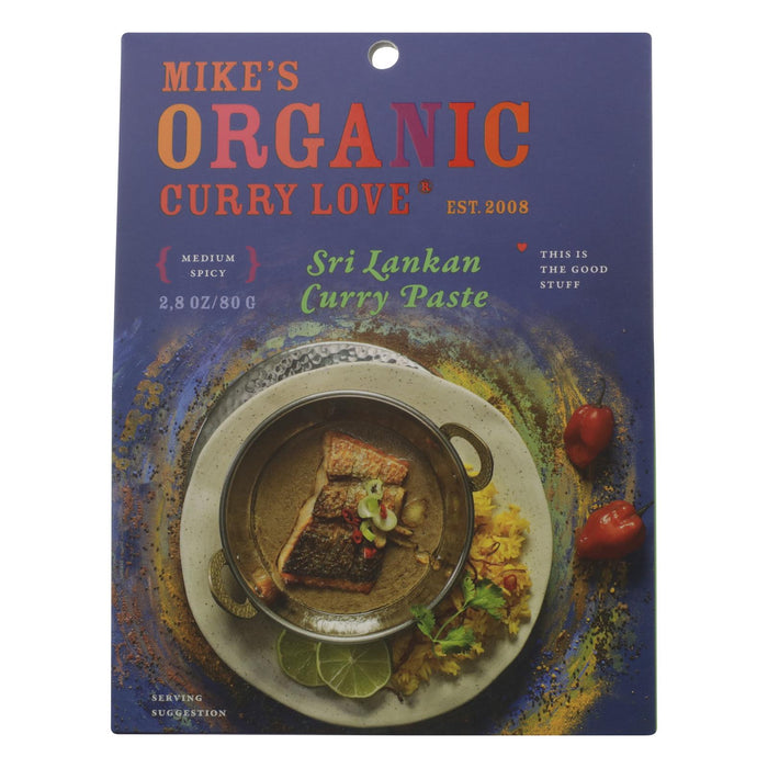 Mike's Organic Curry Love (Pack of 6) 2.8 Oz Sri Lankan Paste