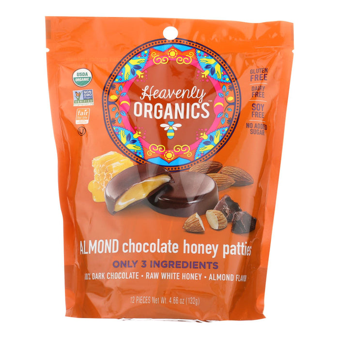 Heavenly Organics Chocolate Honey Pattie - 4.66 Oz. Case