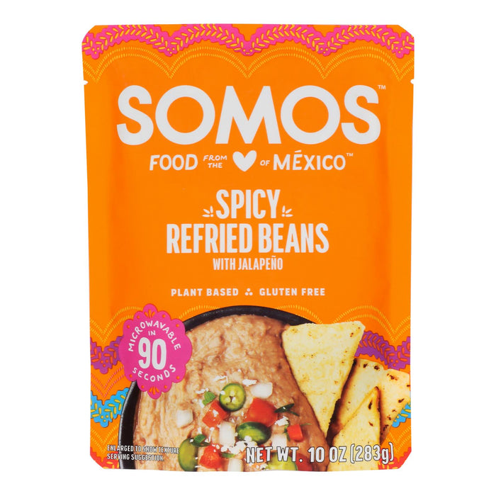 Somos - Beans Rth Refried Spicy - Case Of 6-10 Oz