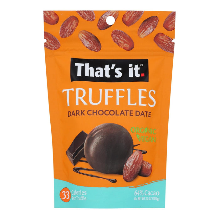 Truffl Dark Chocolate Date - 3.5 Oz - Pack of 6