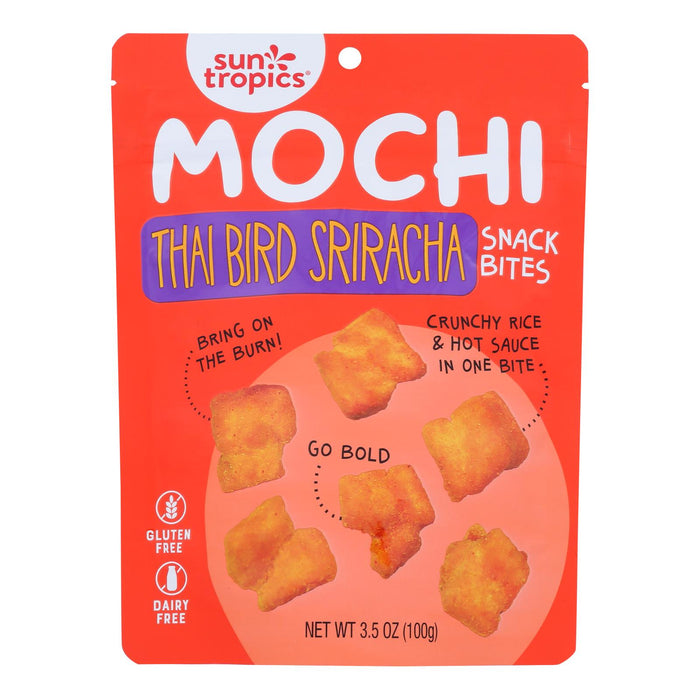 Sun Tropics Mochi Rice Bites Sriracha - Case of 12 - 3.50oz