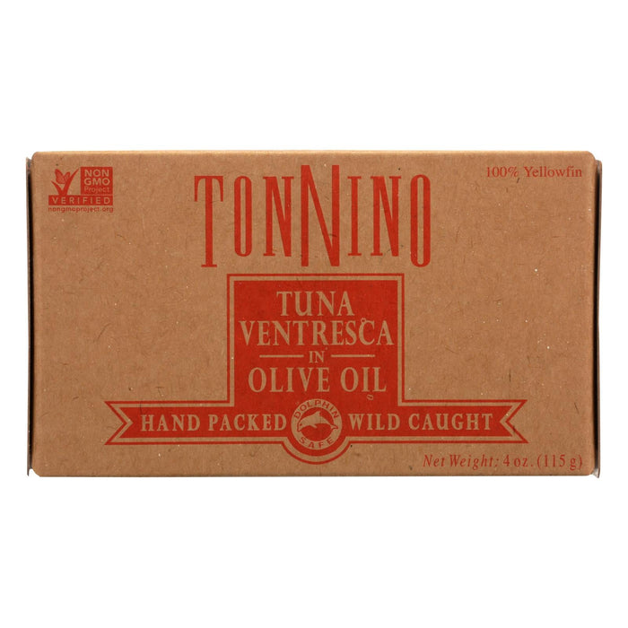 Tonnino Ventresca Tuna in Olive Oil - Case of 6 - 4 Oz