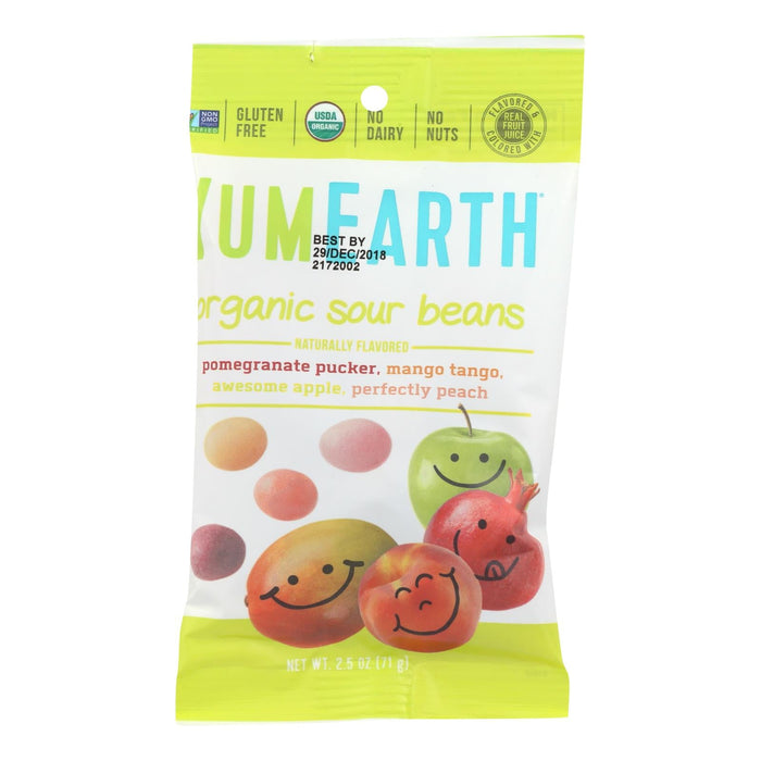 Yumearth Organic Sour Beans, 2.5 Oz