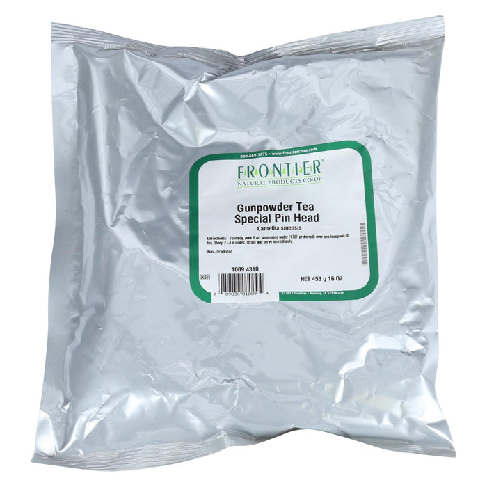 Frontier Herb Green Tea Gunpowder, 1 Lb