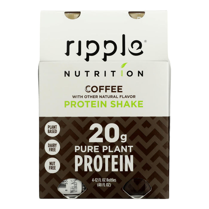 Ripple Foods Pbc - Shake Rtd Coffee Protein 4pck - Case Of 4 - 4/12 Oz