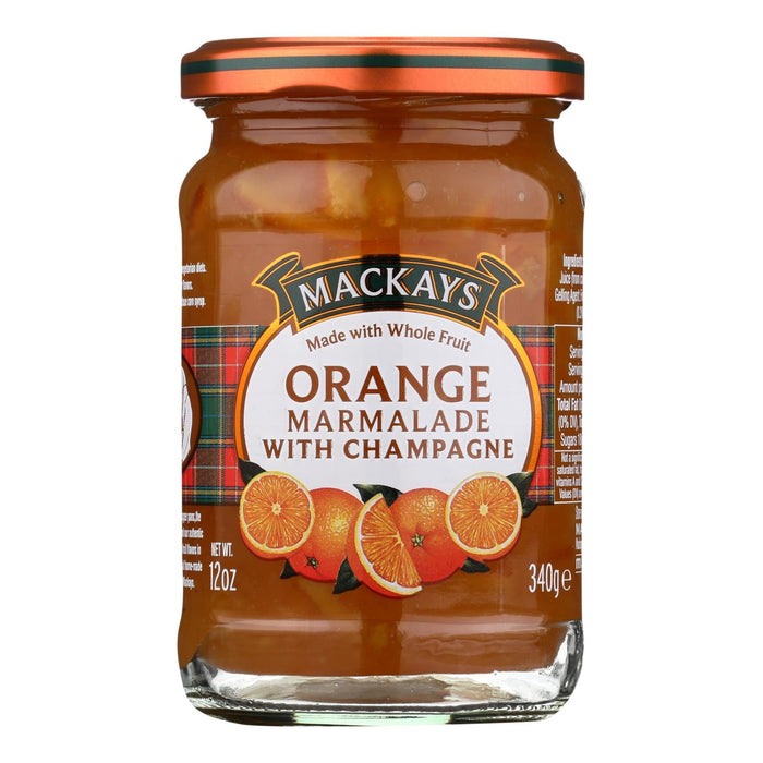 Mackays Marmalade with Bubbly Champagne & Orange Zest (Pack of 6) 12 Oz