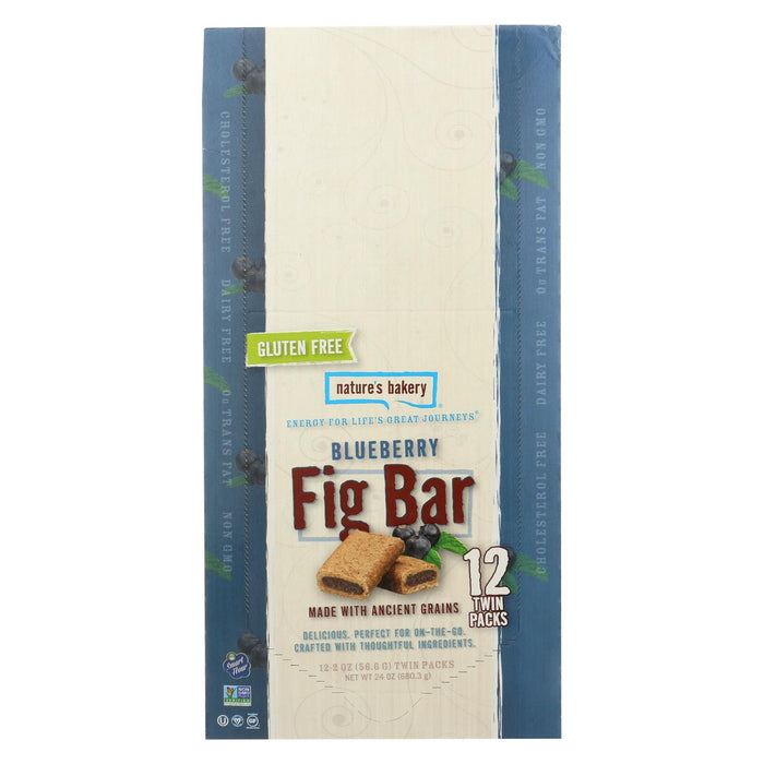 Nature's Bakery Gluten Free Blueberry Fig Bars - 2 Oz. - Case of 12