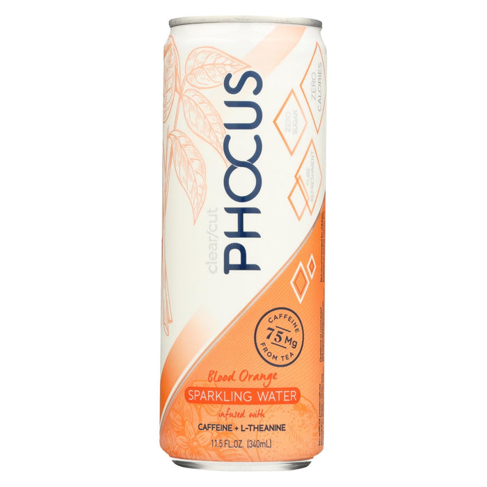 Clear Cut Phocus Sparkling Water, Sparkling, 11.5 fl oz (Pack of 12)