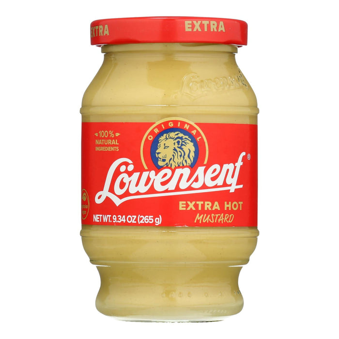 Lowensenf Germany's Favorite Hot Mustard | 6 - 9.3 oz. Packs