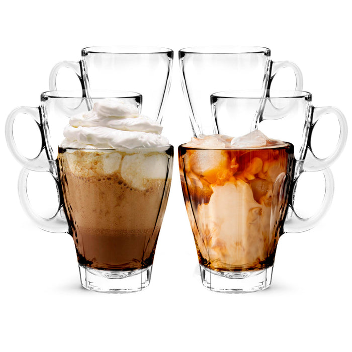 Glass Americano Coffee Cup - 12oz - Set of 6