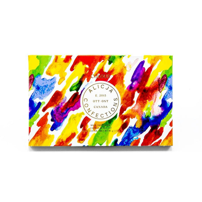 Alicja Confections - 'Colour' Milk Chocolate Bar (3OZ)