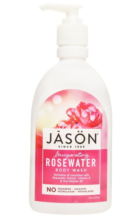 Jason Rosewater Body Wash - 16 Oz Soothing and Hydrating