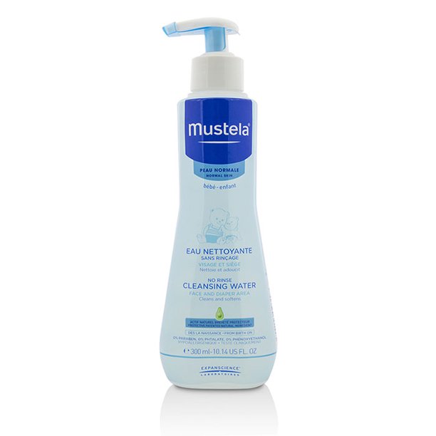 Mustela Gentle No-Rinse Cleansing Water - 10.14 Fl Oz